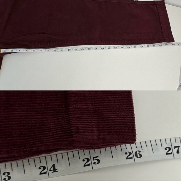 Stitch Fix Studio Blue Burgundy Corduroy Pants - Picture 4 of 5